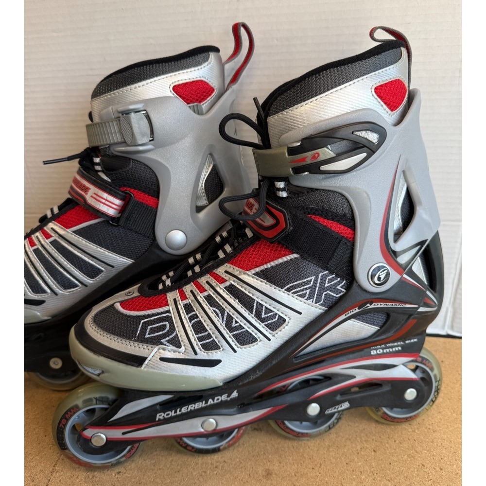 Mens Sz 9 Rollerblades Spirit XT SG5 80mm Inline Skates - Minor Flaw - Picture 3 of 11